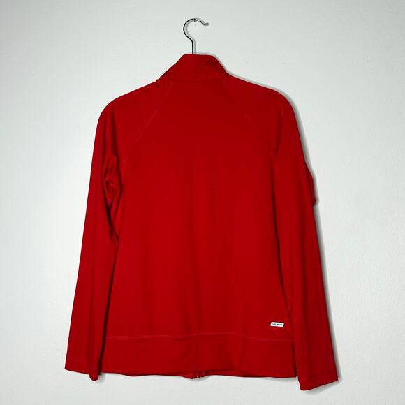 Danskin Now Woman’s Raglan Piped Track Jacket Red Sz S - Picture 6 of 9